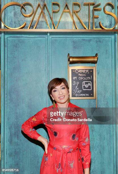Naomi Grossman celebrates the Compartes Chocolatier Century City Flagship Store Opening on September 27, 2017 in Los Angeles, California.