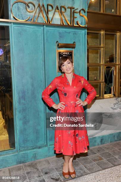 Naomi Grossman celebrates the Compartes Chocolatier Century City Flagship Store Opening on September 27, 2017 in Los Angeles, California.