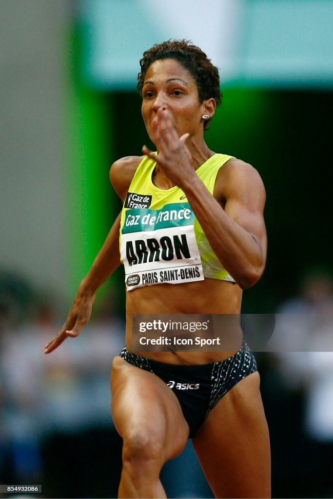 Christine AARON - 100M - 06.07.2007 - Meeting Gaz de France Paris Saint-Denis au stade de France ,