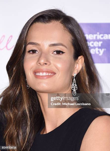 Model Emely Fardo attends the 2017 DreamBall To Benefit Look Good Feel Better at Cipriani 42nd Street on September 27, 2017 in New York City.