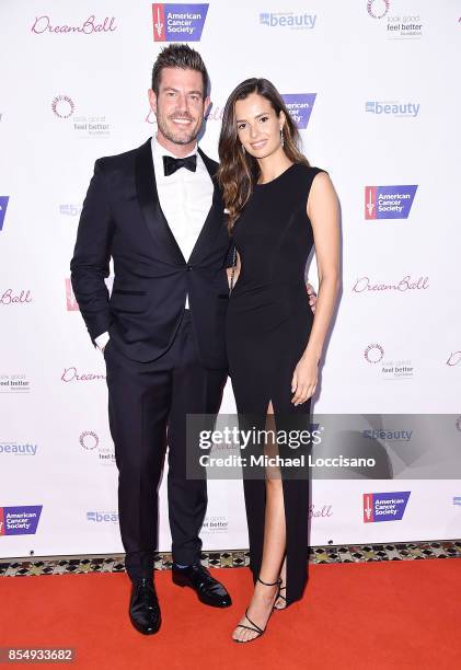 Personality and former professional football player Jesse Palmer and model Emely Fardo attend the 2017 DreamBall To Benefit Look Good Feel Better at...