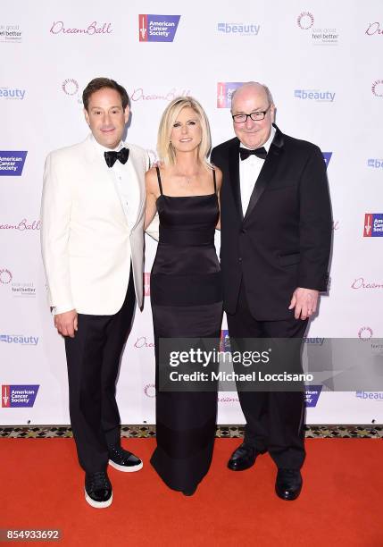 Honorees Barry Beck, Marla Beck and Donald Loftus attend the 2017 DreamBall To Benefit Look Good Feel Better at Cipriani 42nd Street on September 27,...