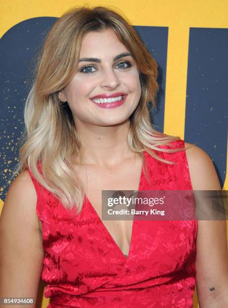 Actress Stephanie Simbari attends the premiere of Showtimes 'White Famous' at The Jeremy Hotel on September 27, 2017 in West Hollywood, California.