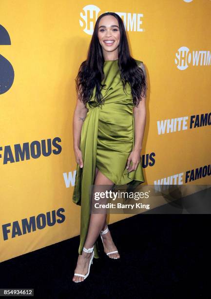 Actress Cleopatra Coleman attends the premiere of Showtimes 'White Famous' at The Jeremy Hotel on September 27, 2017 in West Hollywood, California.