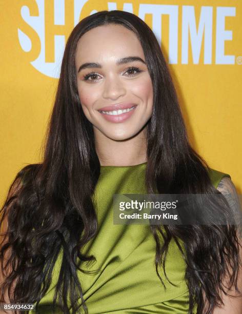 Actress Cleopatra Coleman attends the premiere of Showtimes 'White Famous' at The Jeremy Hotel on September 27, 2017 in West Hollywood, California.