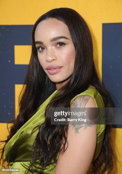 Actress Cleopatra Coleman attends the premiere of Showtimes 'White Famous' at The Jeremy Hotel on September 27, 2017 in West Hollywood, California.