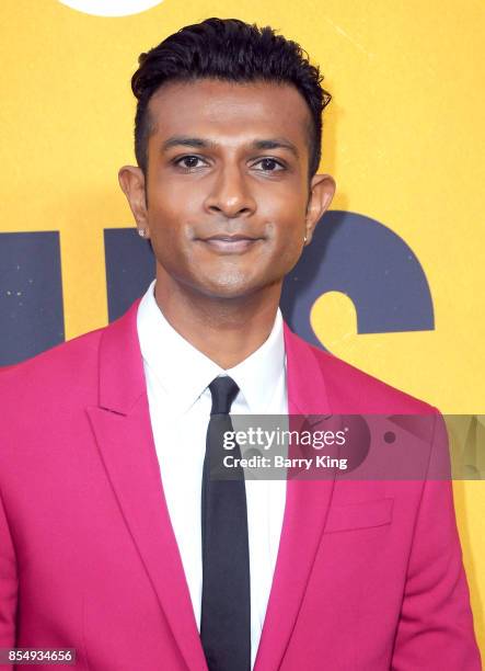 Actor Utkarsh Ambudkar attends the premiere of Showtimes 'White Famous' at The Jeremy Hotel on September 27, 2017 in West Hollywood, California.