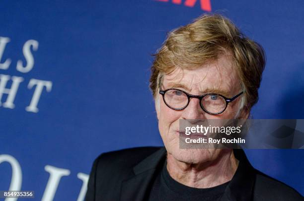 Robert Redford attends Netflix hosts the New York premiere of "Our Souls At Night" at The Museum of Modern Art on September 27, 2017 in New York City.