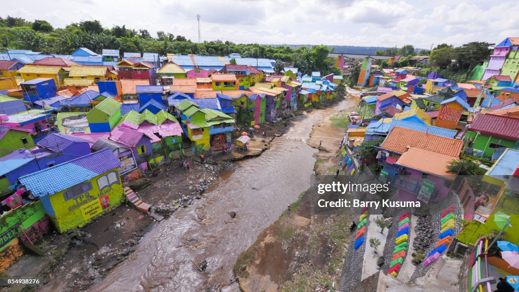 Kampung Warna Warni Jodipan Malang.