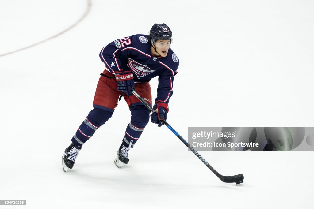 NHL: SEP 24 Preseason - Predators at Blue Jackets
