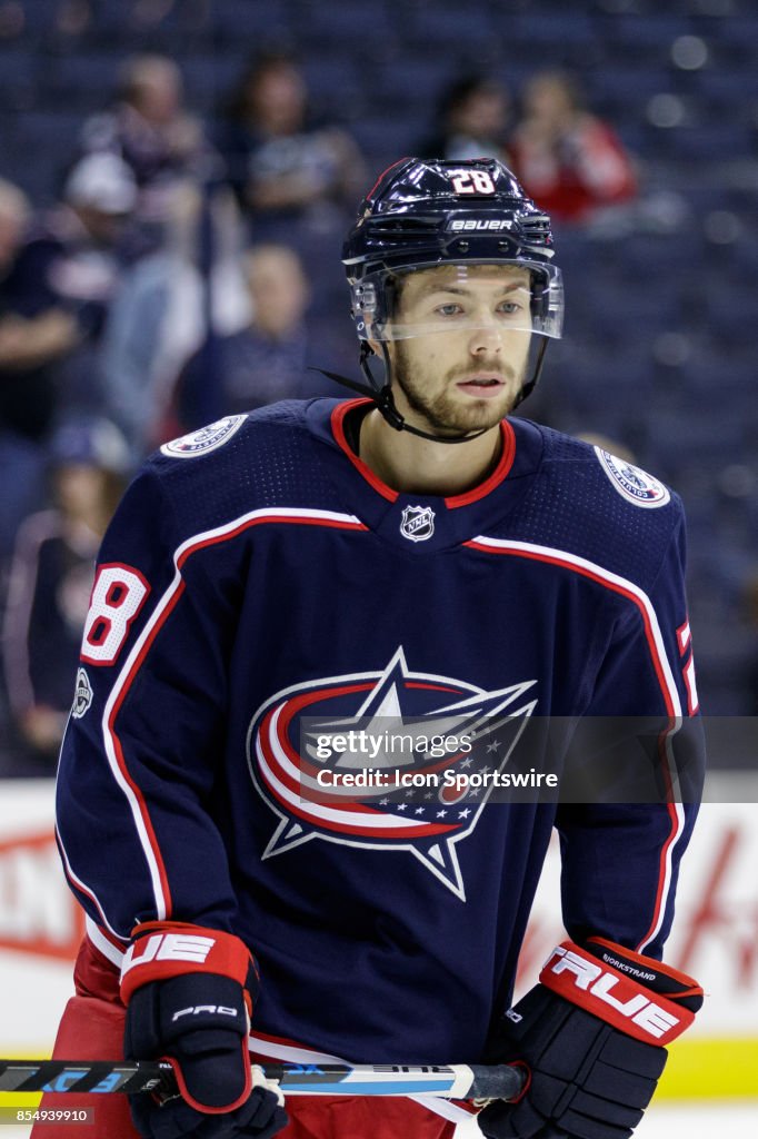 NHL: SEP 24 Preseason - Predators at Blue Jackets