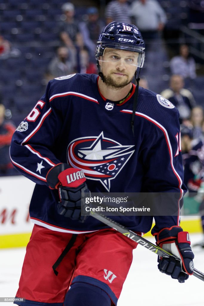 NHL: SEP 24 Preseason - Predators at Blue Jackets