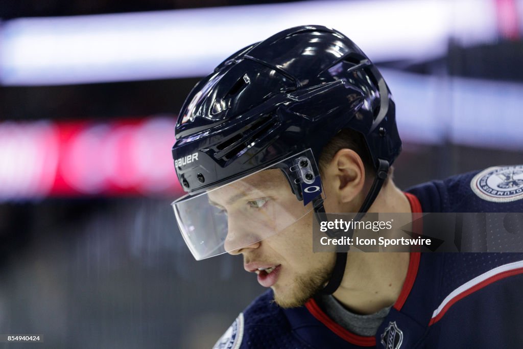 NHL: SEP 24 Preseason - Predators at Blue Jackets