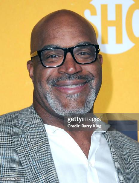 Comedian Buddy Lewis attends the premiere of Showtimes 'White Famous' at The Jeremy Hotel on September 27, 2017 in West Hollywood, California.