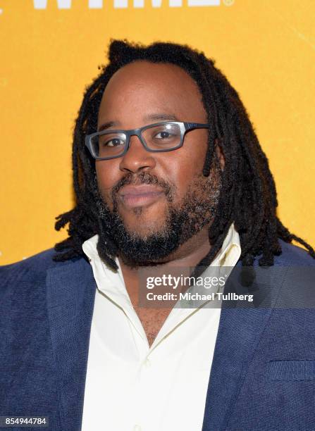 Actor Jacob Ming-Trent attends the premiere of Showtime's "White Famous" at The Jeremy Hotel on September 27, 2017 in West Hollywood, California.