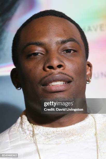 Woody McClain attends the premiere of Columbia Pictures' 'Flatliners' at The Theatre at Ace Hotel on September 27, 2017 in Los Angeles, California.