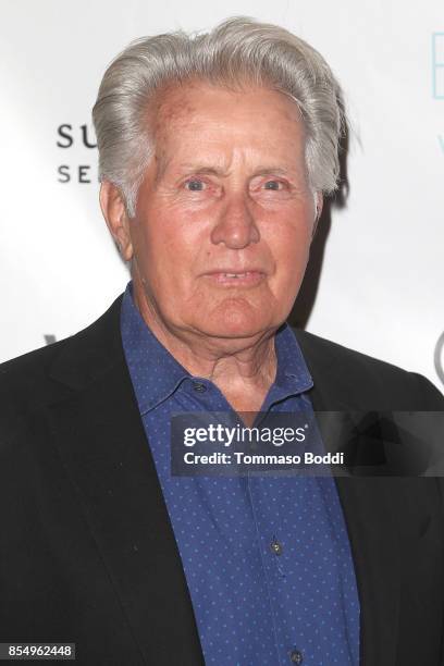 Martin Sheen attends the Premiere of Sundance Selects' "Take Every Wave: The Life Of Laird Hamilton" at ArcLight Hollywood on September 27, 2017 in...