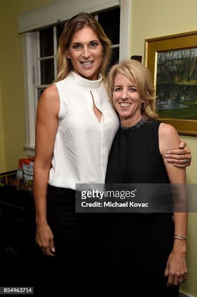 Gabrielle Reece and director Rory Kennedy attend the Los Angeles premiere of 'Take Every Wave: The Life of Laird Hamilton,' sponsored by Land Rover,...