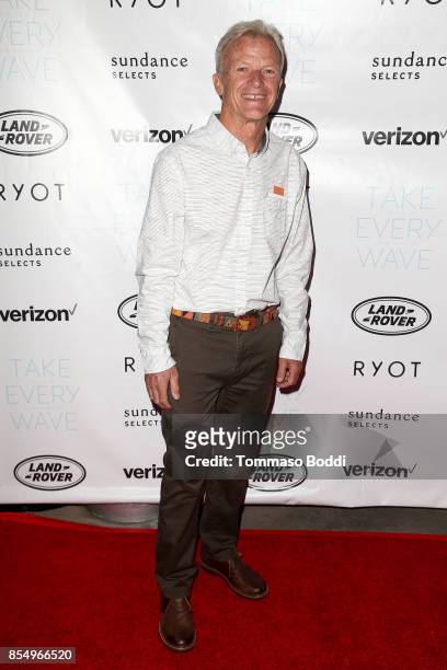 Gary Linden attends the Premiere of Sundance Selects' "Take Every Wave: The Life Of Laird Hamilton" at ArcLight Hollywood on September 27, 2017 in...