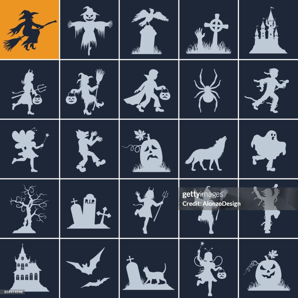 Halloween Icon Set