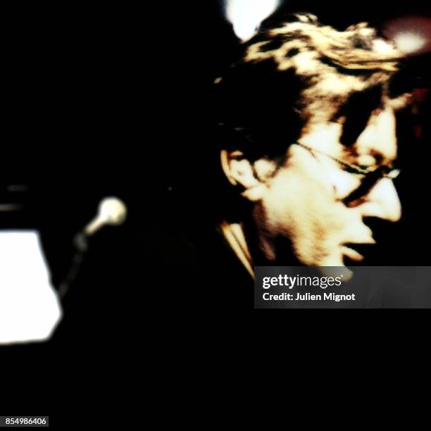 Singer Alain Bashung is photographed for Self Assignment on March 30, 2007 in Paris, France.