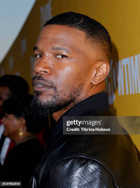 Jamie Foxx attends the premiere of Showtime's 'White Famous' at The Jeremy Hotel on September 27, 2017 in West Hollywood, California.