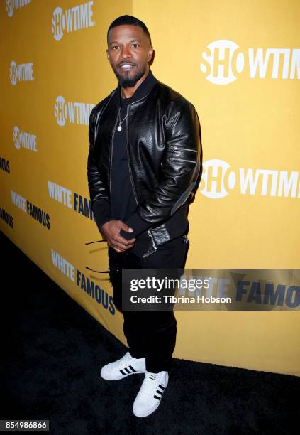 Jamie Foxx attends the premiere of Showtime's 'White Famous' at The Jeremy Hotel on September 27, 2017 in West Hollywood, California.