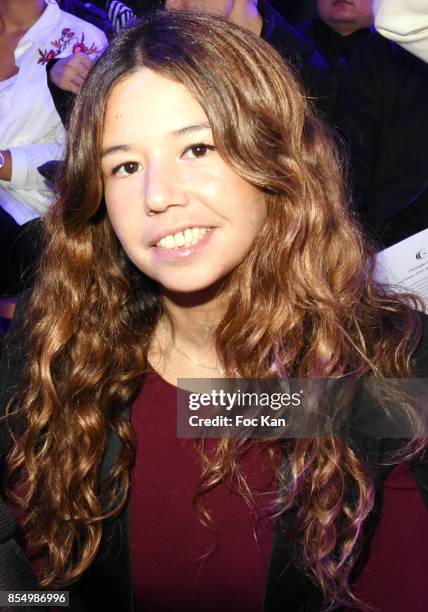 Singer Chanez T-aÊattends the Christophe Guillarme Show as part of the Paris Fashion Week Womenswear Spring/Summer 2018 on September 27, 2017 in...