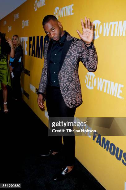 Jay Pharoah attends the premiere of Showtime's 'White Famous' at The Jeremy Hotel on September 27, 2017 in West Hollywood, California.