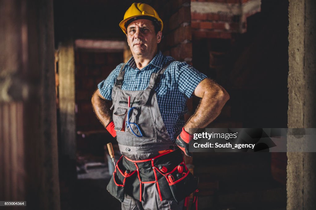 Reifer Mann Arbeiter