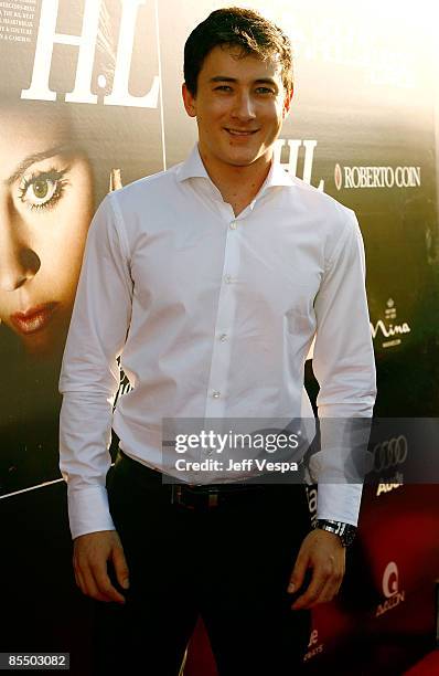 Actor Alex Frost arrives at Hollywood Life Magazine�s 10th Annual Young Hollywood Awards at the Avalon on April 27, 2008 in Los Angeles, California.