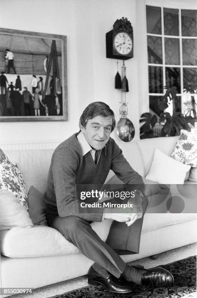 Michael Parkinson at home in Berkshire, 14th February 1981.