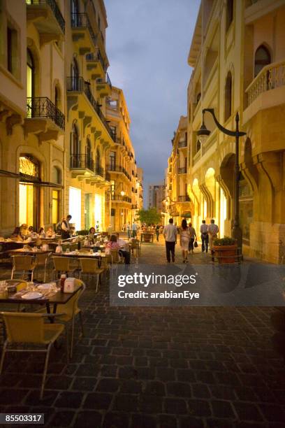 the downtown area of beirut, lebanon. - beirut downtown stock pictures, royalty-free photos & images