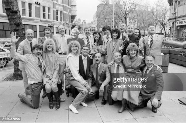 Group of top actors and actresses have grouped together with Ray Cooney at the Shaftesbury Theatre to form the Theatre of Comedy, today they went...