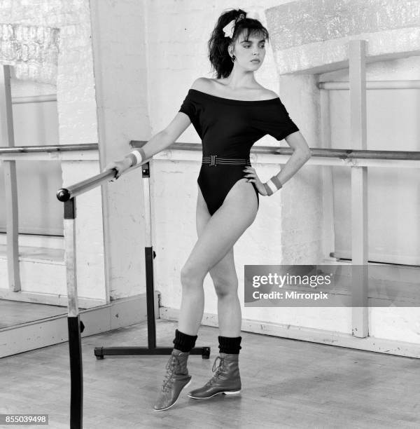 Model at Pineapple Studios, 30th December 1987.