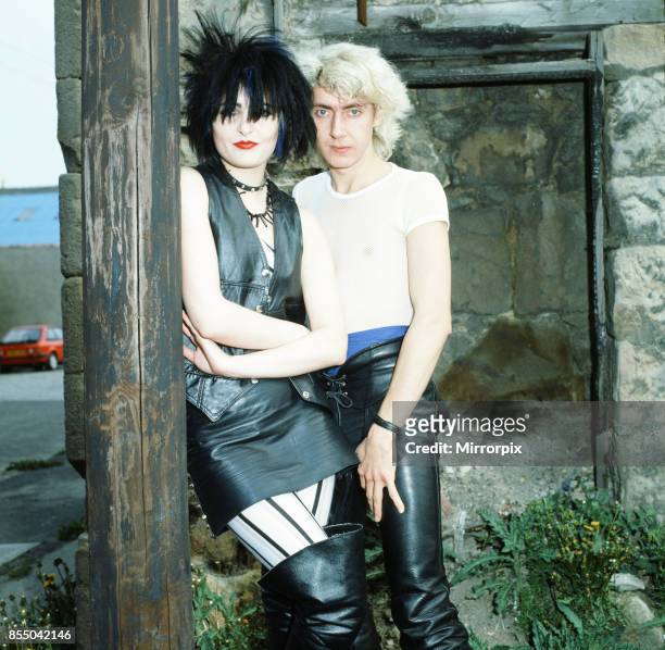 Siouxsie Sioux and Budgie of The Creatures, 1983.