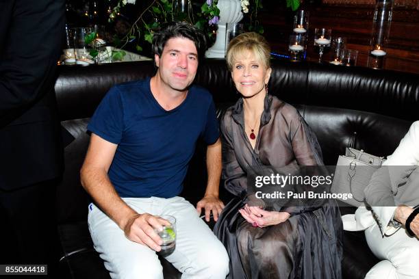 Chandor and Jane Fonda attend Netflix hosts the after party for the New York Premiere of "Our Souls at Night" at The Plaza Hotel on September 27,...