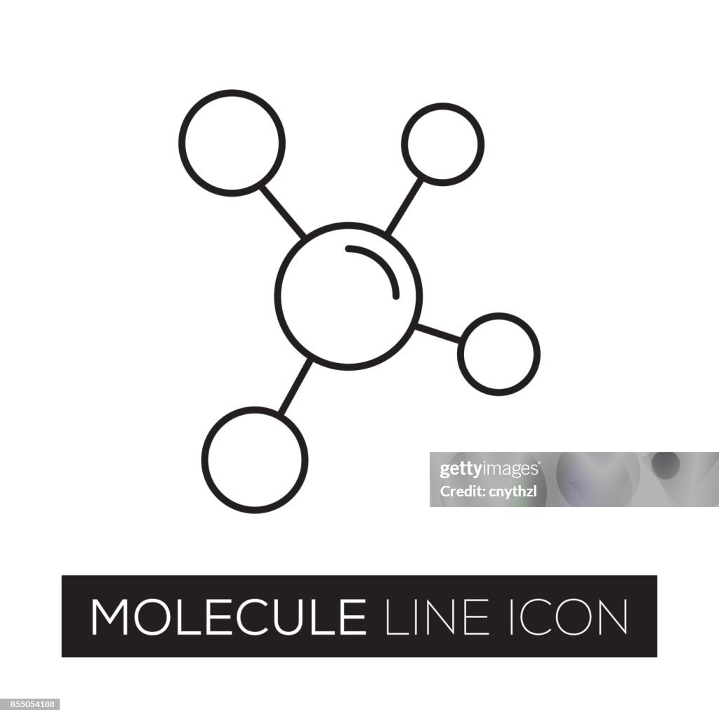 MOLECULE LINE ICON