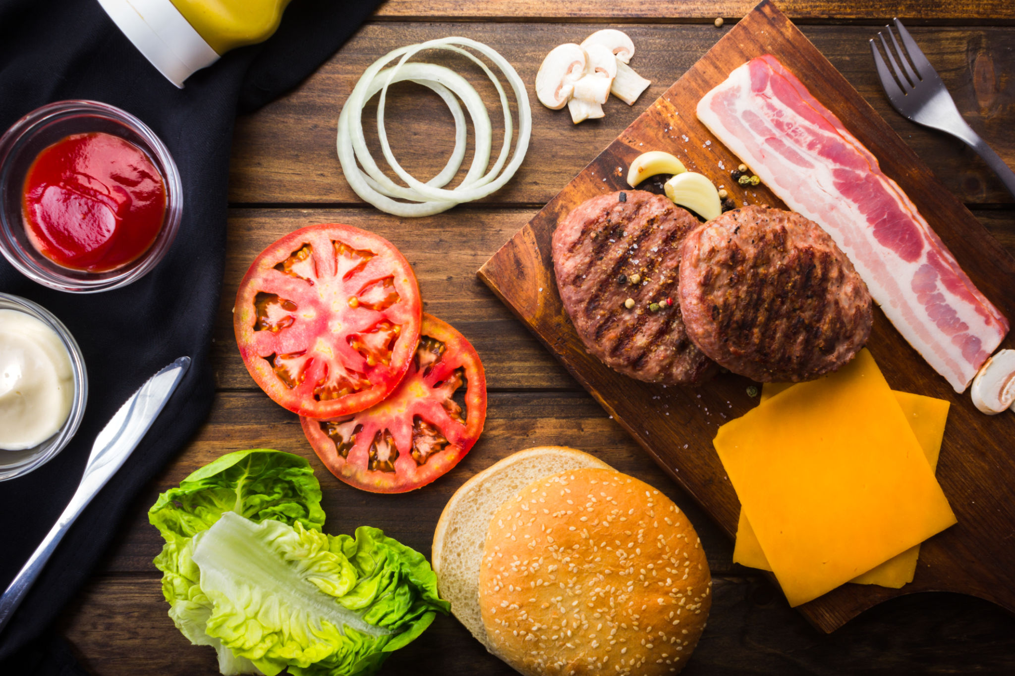 ingredientes hamburguesa