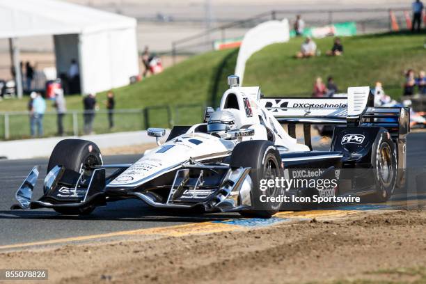 Simon Pagenaud in the Chevrolet powered, DXC Tech Team Penske IR12 won the Verizon Indycar Series, 85 lap GoPro Grand Prix of Sonoma held at Sonoma...