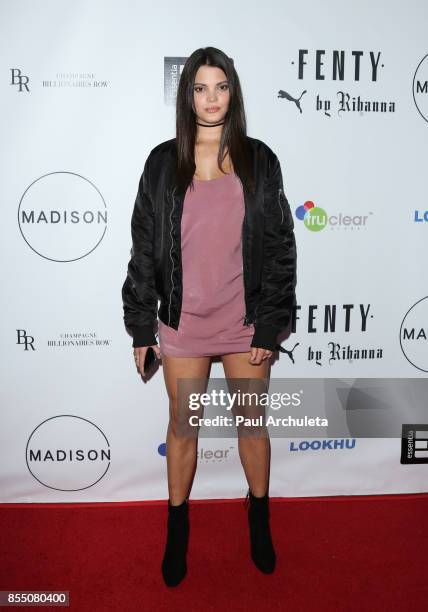 Model Meghan Wiggins attends the launch of FENTY PUMA By Rihanna A/W 2017 Collection at Madison Beverly Hills on September 27, 2017 in Beverly Hills,...