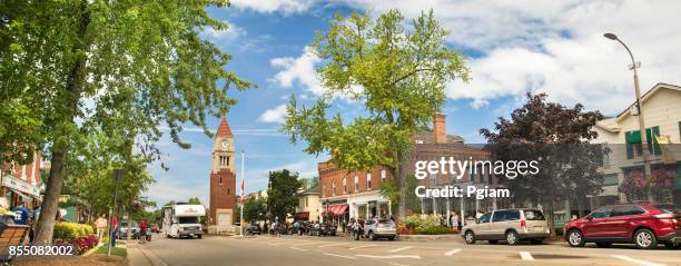 niagara on the lake in ontario canada - niagara on the lake stock pictures, royalty-free photos & images