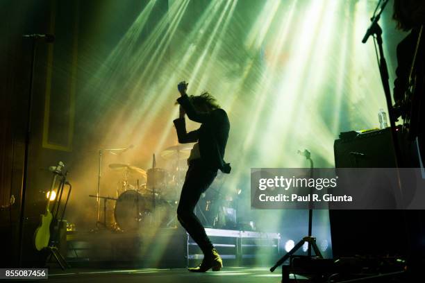 Father John Misty performs on stage at The Tabernacle on September 27, 2017 in Atlanta, Georgia.