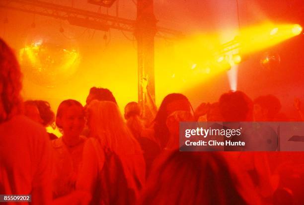 Photo of HACIENDA CLUB; Nightclub dancers in the famous Hacienda club