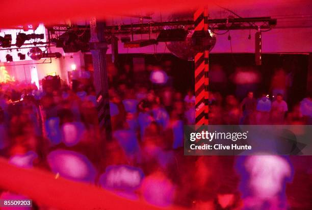 Photo of HACIENDA CLUB; Nightclub dancers in the famous Hacienda club