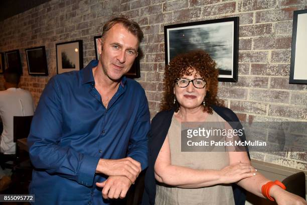 Ian MacRae and Wendy Snyder attend the Bill Westmoreland Exhibit Opening Reception at Porsena on September 17, 2017 in New York City.