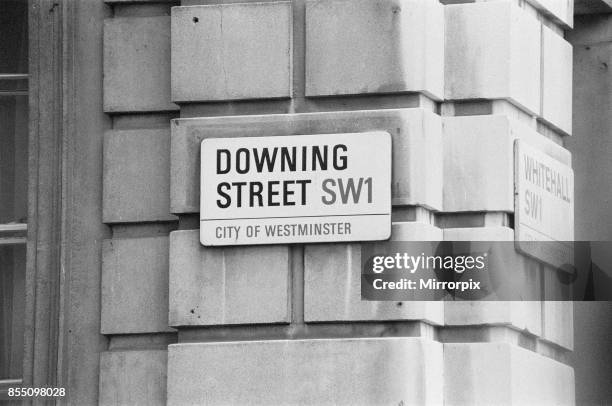 Downing Street, SW1, City of Westminster, London, 30th November 1982.