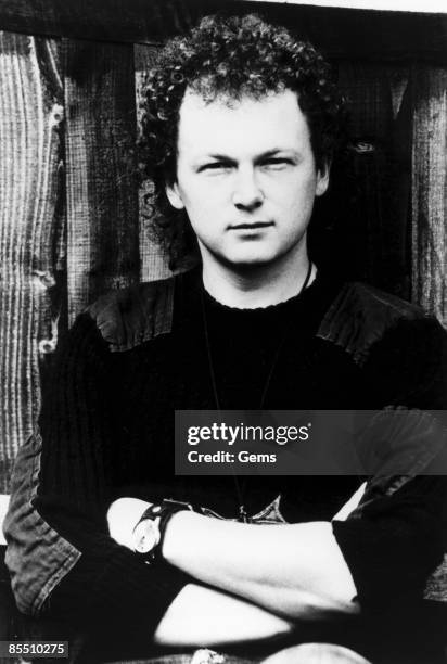 Photo of British songwriter and producer Mike BATT posed circa 1976.