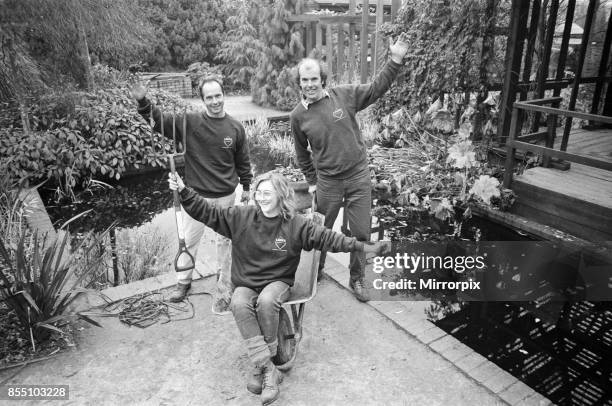 Head gardener Mr Brian Gilbride celebrates the success of Telford in the 1989 Britain in Bloom competition. He is pictured in the town's Town Park,...