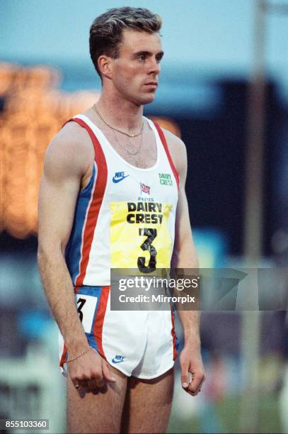 Middle-distance runner Tom McKean during the Dairy Crest Games at Crystal Palace, 28th July 1989.